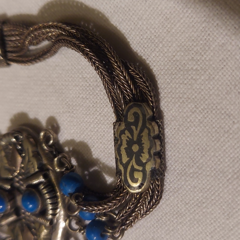 20th Century Eastern European Marked 800 with Lapis Lazuli stones - Picture 3 of 6
